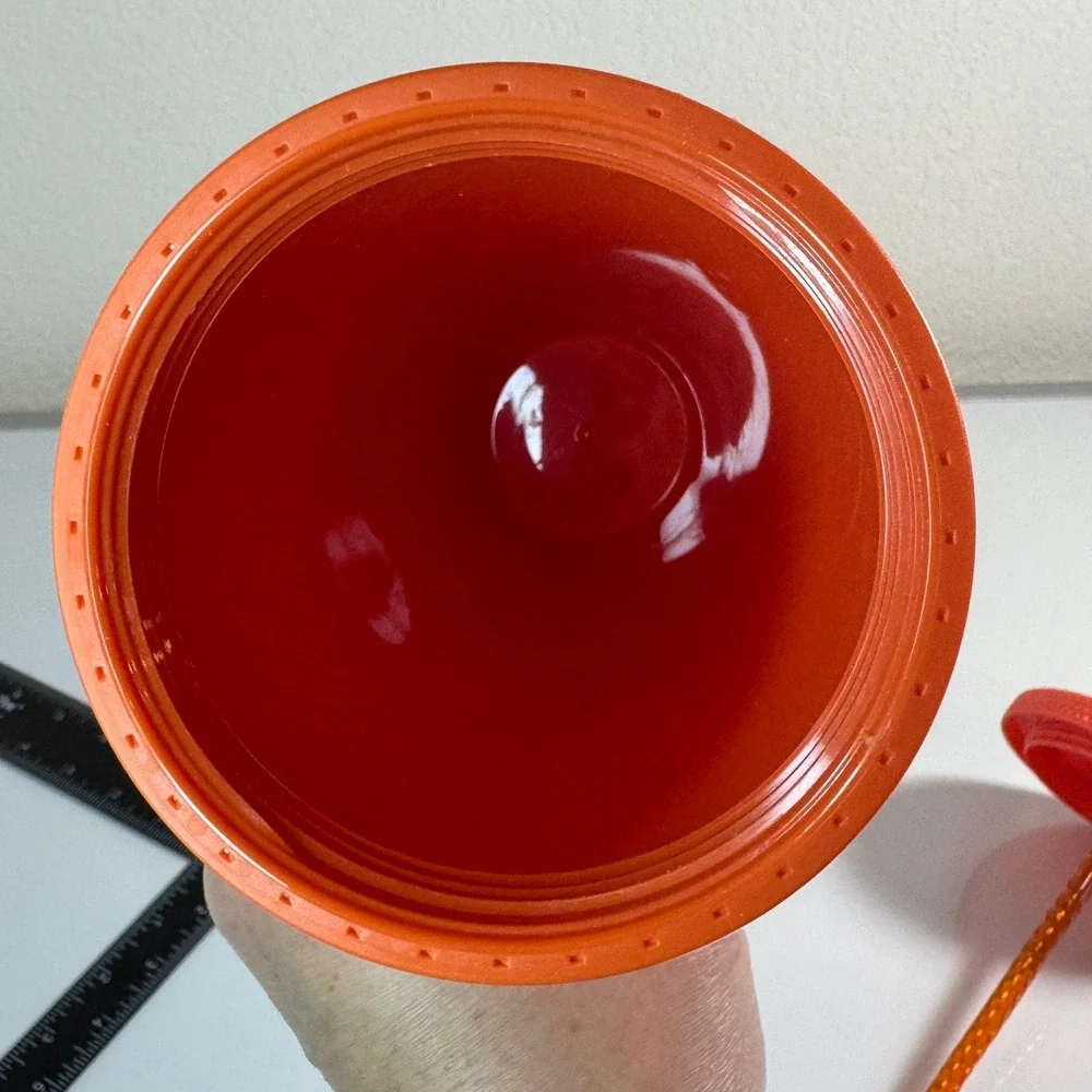 Starbucks 24oz Matte Studded Tumbler Orange Cold‎ Cup with Straw 2021